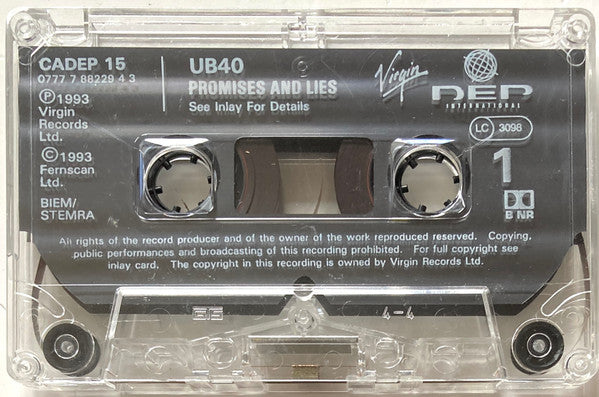 UB40 : Promises And Lies (Cass, Album)