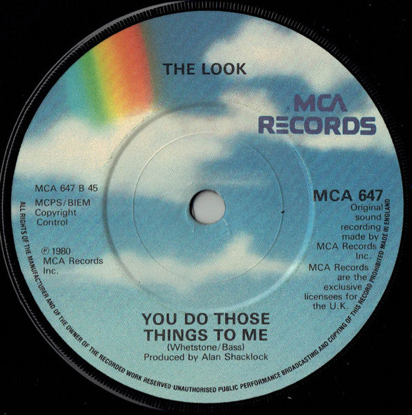 The Look (2) : I Am The Beat (7", Single, RE, Blu)