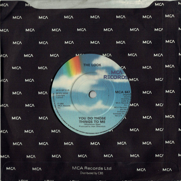 The Look (2) : I Am The Beat (7", Single, RE, Blu)