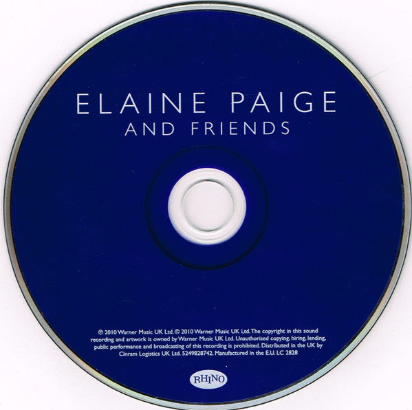 Elaine Paige : Elaine Paige And Friends (CD, Album)