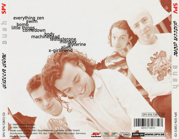 Bush : Sixteen Stone (CD, Album, RE)