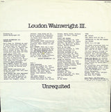 Loudon Wainwright III : Unrequited (LP, Album)