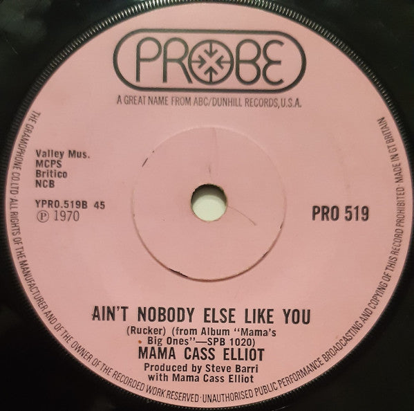 Cass Elliot : Easy Come, Easy Go (7", Single)