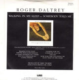 Roger Daltrey : Walking In My Sleep (7", Single)