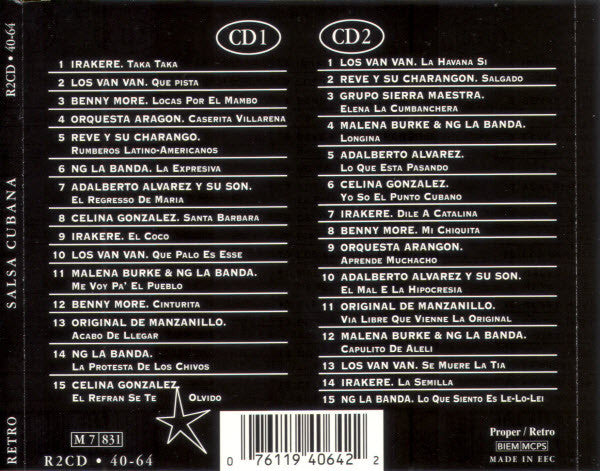 Various : Salsa Cubana   The Gold Collection (2xCD, Comp + Box)