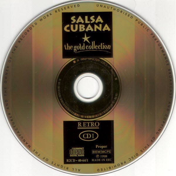 Various : Salsa Cubana   The Gold Collection (2xCD, Comp + Box)