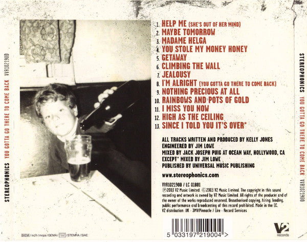 Stereophonics : You Gotta Go There To Come Back (CD, Album)
