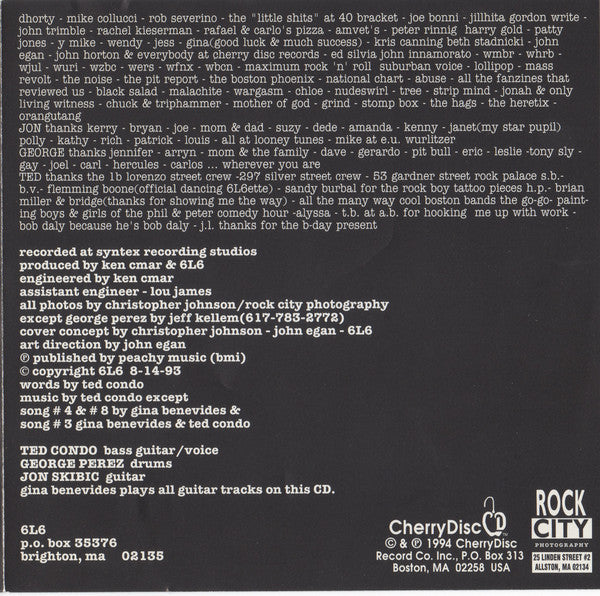 6L6 - Not Even Warm (CD) (Very Good Plus (VG)) - DaddyPop