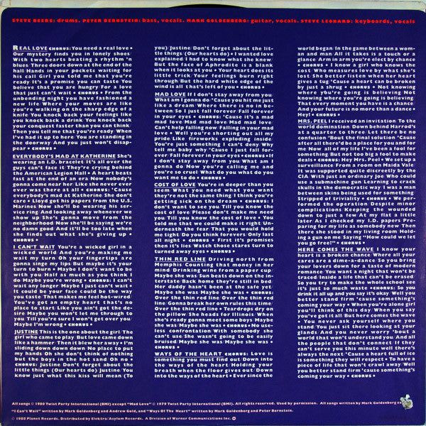 The Cretones : Thin Red Line (LP, Album)