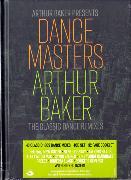Arthur Baker : Dance Masters: Arthur Baker (The Classic Dance Remixes) (4xCD, Comp, RM, Sig)
