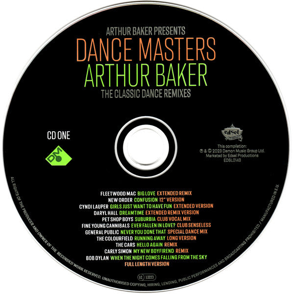 Arthur Baker : Dance Masters: Arthur Baker (The Classic Dance Remixes) (4xCD, Comp, RM, Sig)