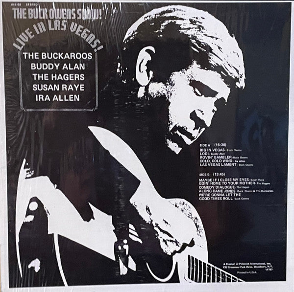 Buck Owens : The Buck Owens Show Live In Las Vegas (LP, Yel)