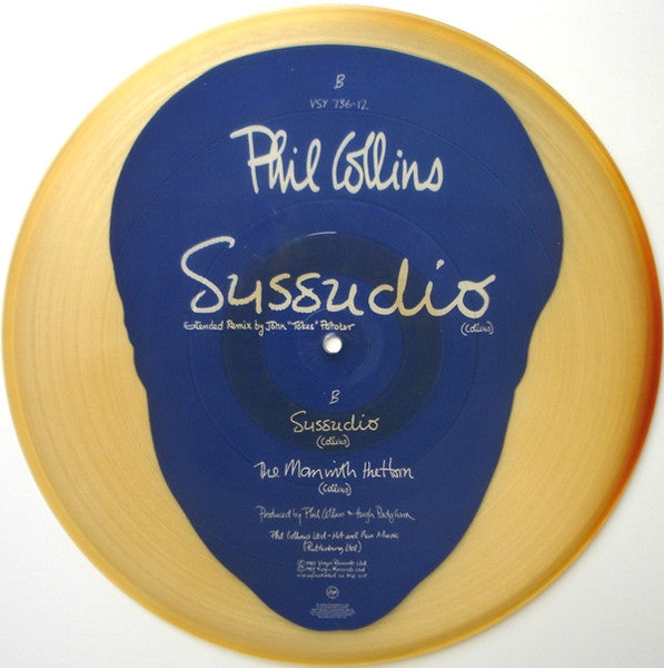 Phil Collins : Sussudio (Extended Remix) (12", Single, Pic)