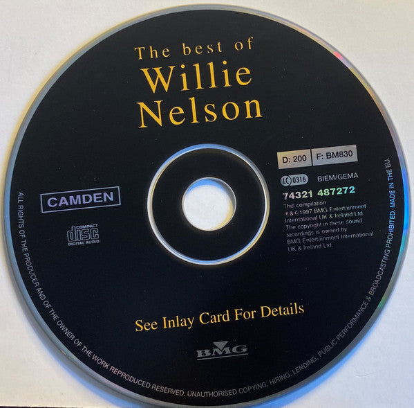 Willie Nelson : The Best Of Willie Nelson - Funny How Time Slips Away (CD, Comp)