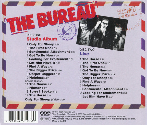 The Bureau (2) : The Bureau (2xCD, Comp, Enh)