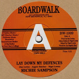 Richie Sampson : Lay Down My Defences (7", Single, Promo)