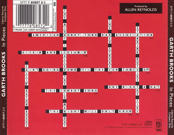 Garth Brooks : In Pieces (CD, Album)