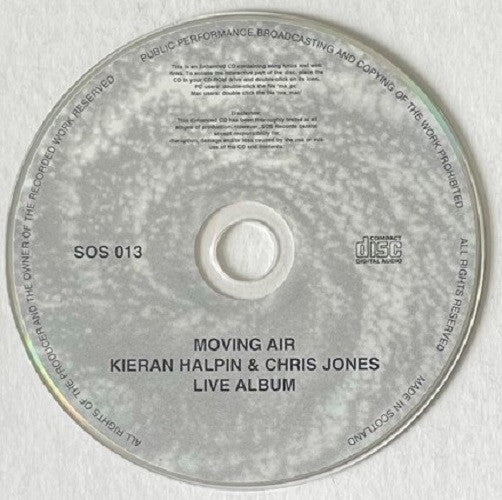 Kieran Halpin & Chris Jones (18) : Moving Air (CD, Album, Enh)