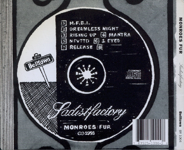 Monroes Fur : Sadistfactory (CD, Album)