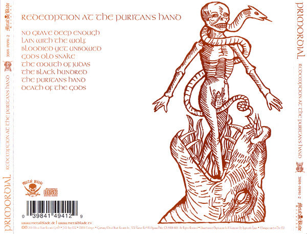 Primordial : Redemption At The Puritan's Hand (CD, Album)