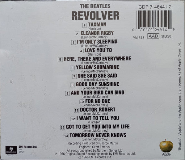 The Beatles : Revolver (CD, Album, RE)