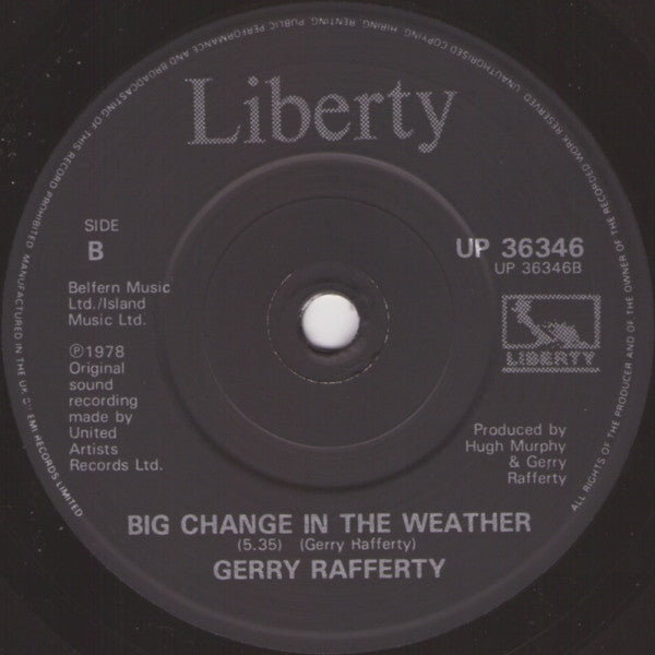 Gerry Rafferty : Baker Street (7", Single, RE)