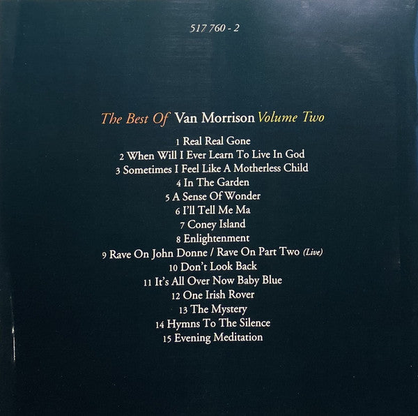 Van Morrison : The Best Of Van Morrison Volume Two (CD, Comp, Uni)