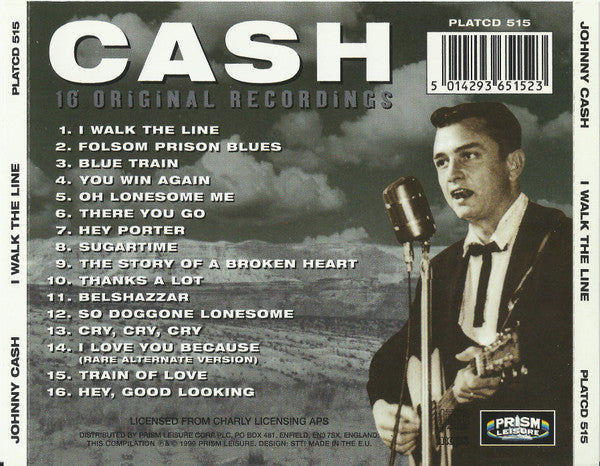 Johnny Cash : I Walk The Line (16 Original Recordings) (CD, Comp)