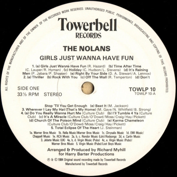 The Nolans : Girls Just Wanna Have Fun! (LP, Album)