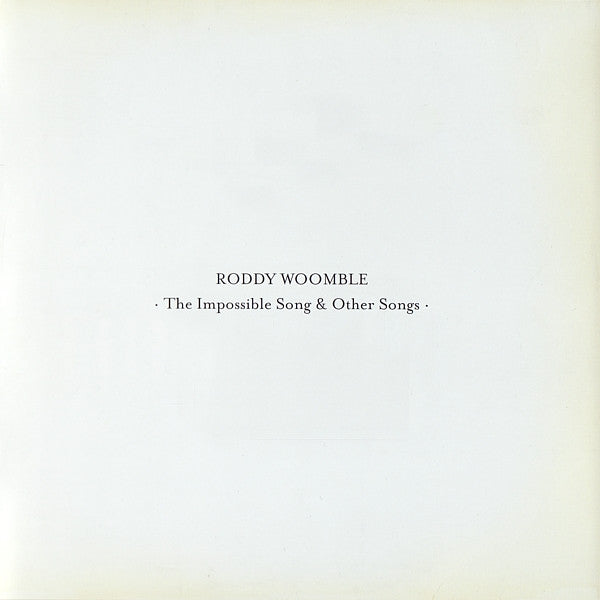 Roddy Woomble : The Impossible Song & Other Songs (CD, Album)