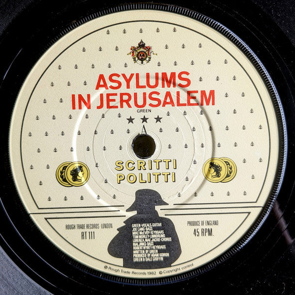 Scritti Politti : Asylums In Jerusalem / Jacques Derrida (7", Single)