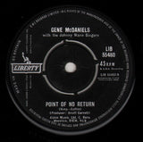 Gene McDaniels* : Point Of No Return (7", Single)