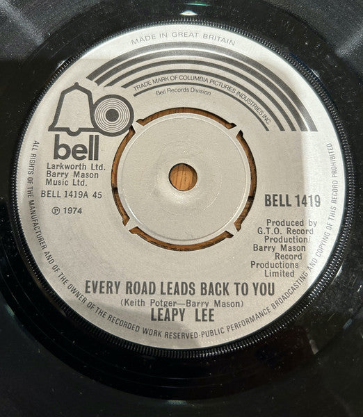 Leapy Lee : Every Road Leads Back To You (7", Single)