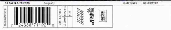 DJ Sakin & Friends : Dragonfly (CD, Maxi)