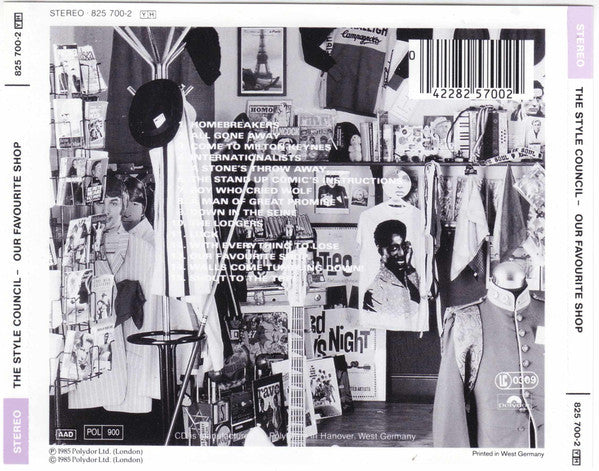 The Style Council : Our Favourite Shop (CD, Album, RE, RP, PMD)