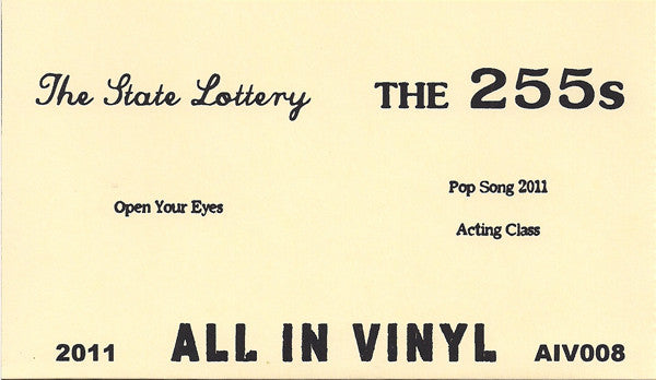 The 255s / The State Lottery : The 255s / The State Lottery (7", Gre)