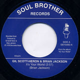 Gil Scott-Heron & Brian Jackson : It's Your World (7", Juk)