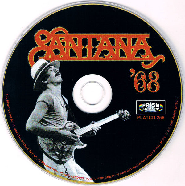 Santana : Santana '68 (CD, Comp, RE, VDC)