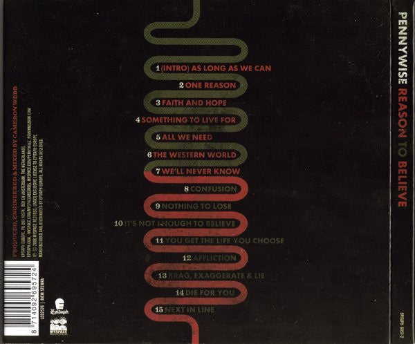Pennywise : Reason To Believe (CD, Album, Dig)