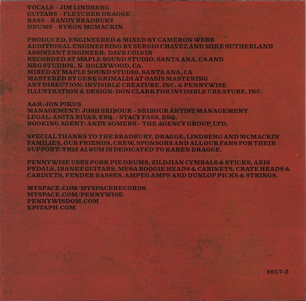 Pennywise : Reason To Believe (CD, Album, Dig)