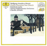 Wolfgang Amadeus Mozart, Friedrich Gulda, Wiener Philharmoniker, Claudio Abbado : Piano Concertos Nos. 20 & 21 (CD, RM)
