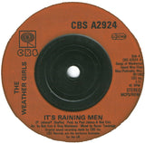 The Weather Girls : It's Raining Men (7", Single, Ora)