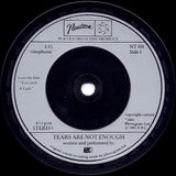 ABC : Tears Are Not Enough (7", Single, Sil)