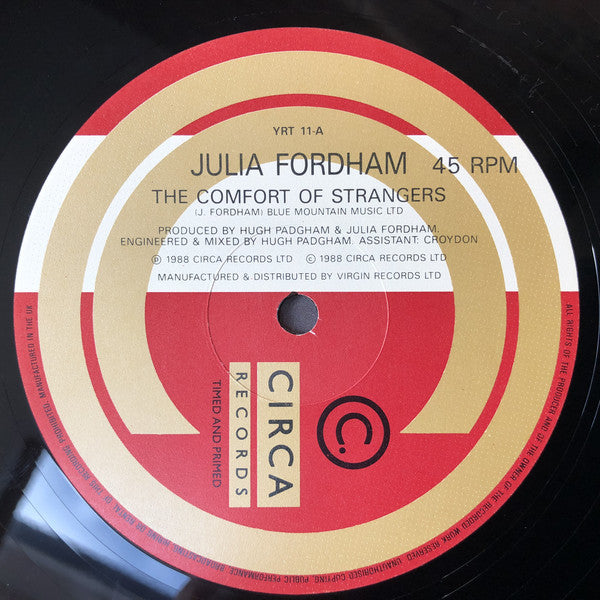 Julia Fordham : The Comfort Of Strangers (12")