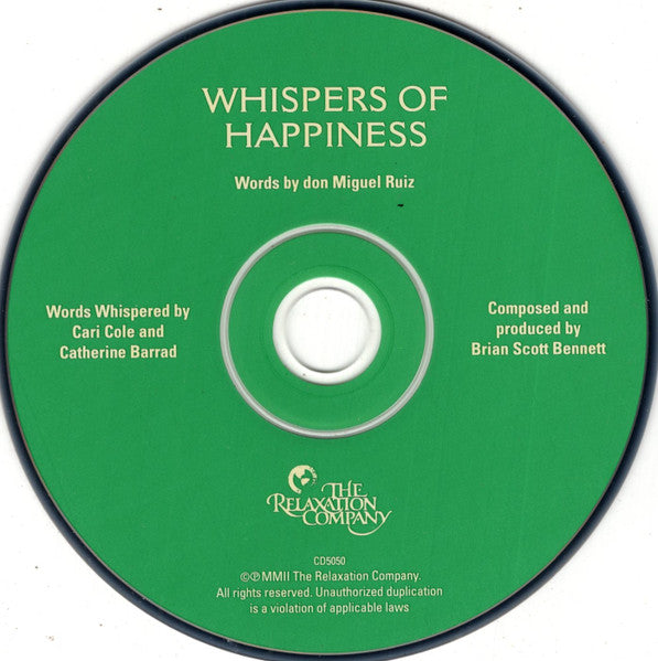 Don Miguel Ruiz - Whispers Of Happiness (CD) (Very Good Plus (VG)) - DaddyPop