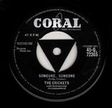 The Crickets (2) : Love's Made A Fool Of You (7", Single)
