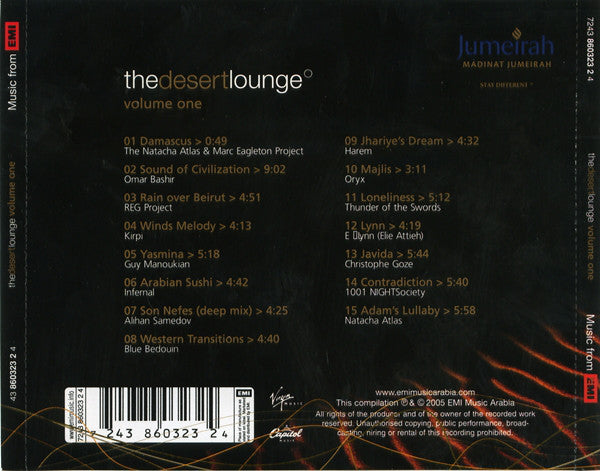 Various : The Desert Lounge Volume One (CD, Comp)