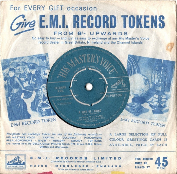 Danny Williams With Geoff Love & His Orchestra : The Wonderful World Of The Young (7", Single, Tur)