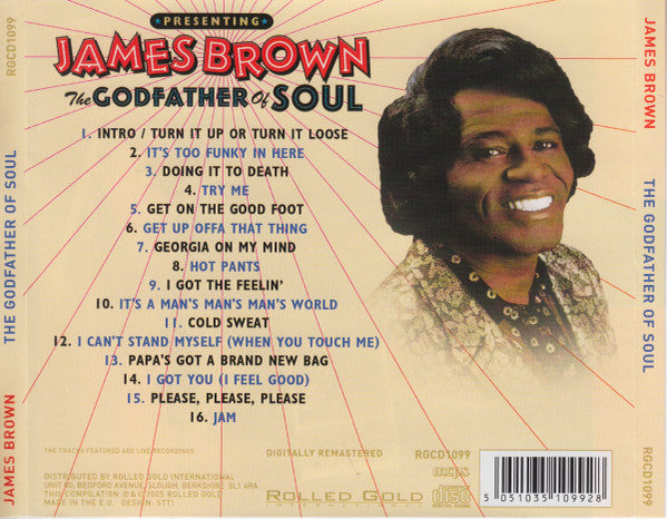 James Brown : Presenting James Brown The Godfather Of Soul (CD, Album, RM)