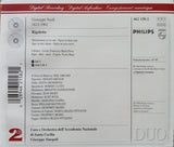Giuseppe Verdi - Edita Gruberova, Brigitte Fassbaender, Neil Shicoff, Renato Bruson, Robert Lloyd (4), Coro dell'Accademia Nazionale di Santa Cecilia & Orchestra dell'Accademia Nazionale di Santa Cecilia, Giuseppe Sinopoli : Rigoletto (2xCD, Album, RE)